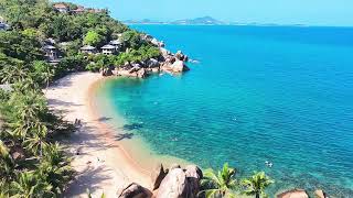 LongWaited Family Vacation to Koh Samui  Coral Cliff Beach Resort Room Tour amp Aerial Views [upl. by Elimac]