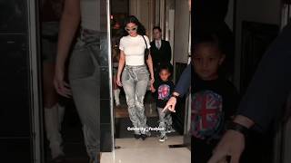 Kylie and Stormi🖤 kylie travisscott stormi fashion model outfit style [upl. by Alisander]