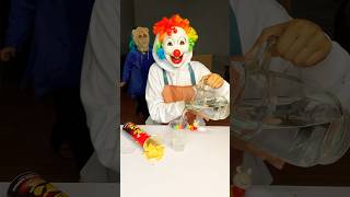 Clown Prank on Bear 🤣👻⁉️ Clownandbears shorts funny comedy ytshorts tiktok viral food [upl. by Aiciled728]