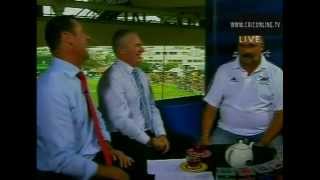 Merv Hughes Javed Miandad Sledge Fat Bus Driver Ticket Please Video  Cricket Online TVflv [upl. by Silrak]