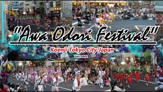 Koenji Awa Odori Festival Koenji Tokyo Japan [upl. by Faso868]