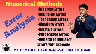 Error Analysis  Numerical Methods Inherent Round off Truncation Absolute Relative and  errors [upl. by Juieta361]