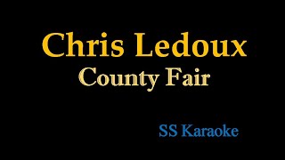 Chris Ledoux  County Fair Karaoke Version [upl. by Niro534]