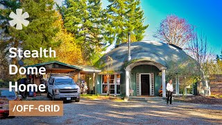 Builds Quonset bunkers for a living Lives in Dome Home in the woods [upl. by Anaibaf]