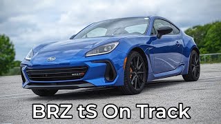 2024 Subaru BRZ tS Track Review  Properly Tuned by STi [upl. by Orville]