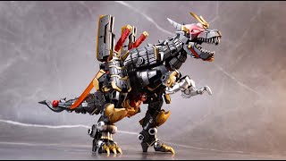 Samurai Grimlock！Ironfactory IFEX 50 Daishogun Boohmaru Master Dinobot stop motion and review [upl. by Anaejer]