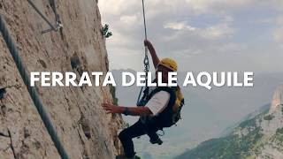 FERRATA DELLE AQUILE  NOVITA 2019 [upl. by Nelloc900]