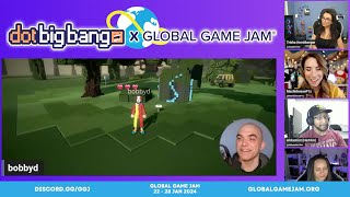 dot big bang On The Global Game Jam 2024 Kickoff Stream [upl. by Asfah]