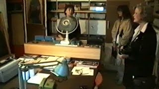 Beata Tyszkiewicz visits Beksińskis atelier 1989 [upl. by Beekman487]