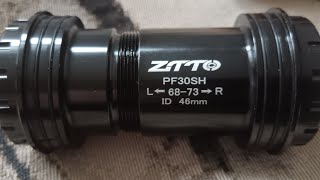 ztto press fit to threaded bottom bracket ztto aliexpress bikemodification [upl. by Yerot]