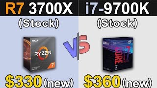 Ryzen 7 3700X Vs i79700K  1080p and 1440p  New Games Benchmarks [upl. by Letsyrhc75]