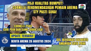 Gol Berdarah Dalberto Amankan Satu Poin Penting STY Pasti Suka Cornelli Rekomendasikan Pemain [upl. by Odelle]