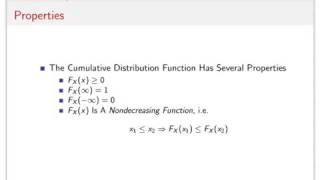 Fundamentals of Probability Theory 612 CDFs and PDFs [upl. by Eibreh]