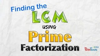 Find the LCM using Prime Factorization 1 Intro for beginners [upl. by Enyawad485]