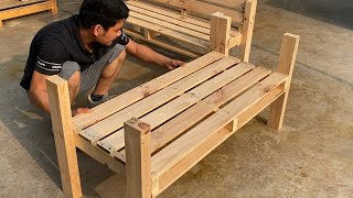 Creative Pallet Recycling Ideas You Have Never Seen Before  How To Create A Beautiful Pallet Sofa [upl. by Knowle]