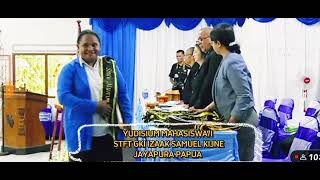 yudisium stft gki izaak samuel kijne Jayapura papua 2024 [upl. by Eehtomit]