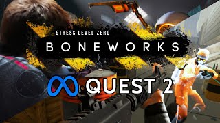 Boneworks On Quest 2 FINALLY [upl. by Ameekahs635]