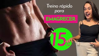 Treino rápido para emagrecer  Aprenda a derreter gordura [upl. by Neelra]