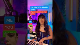 cover singer singing piano music karaoke duet asmr musik song sing greenscreen nice [upl. by Tana]