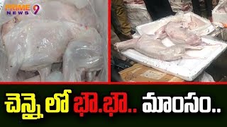 Suspected dog meat seized from Chennai Egmore railway  Prime9 News [upl. by Arlyn]