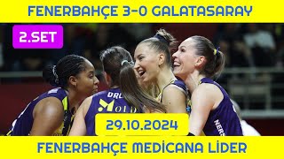 Fenerbahçe Medicana 30 Galatasaray Daikin 29102024 [upl. by Boff]