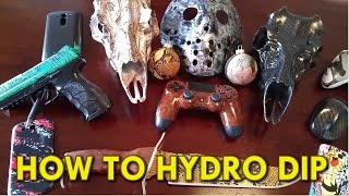 How To Hydro Dip Instructions  My Dip Kit Store [upl. by Enitnemelc]