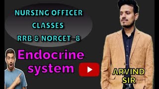 ENDOCRINE SYSTEM INTRODUCTION  GLANDFUNCTIONLOCATION NORCET CLASSES  NURSING OFFICER [upl. by Verena414]