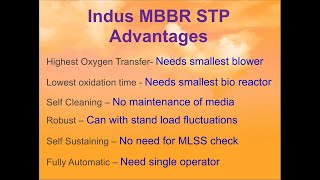 Indus Moving Bed Bio Reactor MBBR STP Presentation Movie [upl. by Ramed]