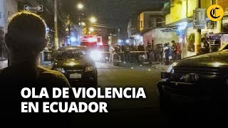 Masacre en Ecuador al menos 8 muertos en ataque armado en Guasmo sur Guayaquil  El Comercio [upl. by Nomrej]