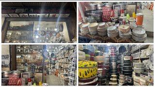 Kiran crockery house  All type of crockeries  best quality and reasonable prices [upl. by Spenser801]