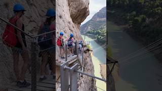 El Caminito del Rey the most dangerous path in the world malaga caminitodelrey malagatourism [upl. by Notserp]