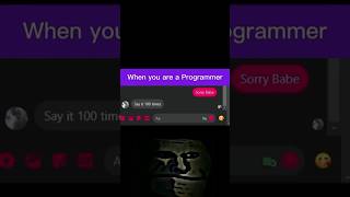 When you are programmer😂🔥shortsprogrammingcoding [upl. by Eel]