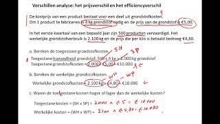 verschillenanalyse [upl. by Yttel]