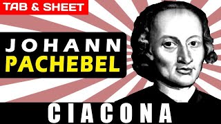 TABSheet Ciacona by Johann Pachelbel PDF  Guitar Pro  MIDI [upl. by Enoob]