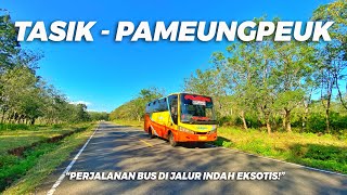 Cuma Ada Satu Bus SAKURA Penghubung Warga Tasik dan Garut Selatan  via Leuweung Sancang Pak [upl. by Erdua956]