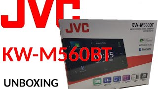 JVC KWM560BT unboxing rozpakowywanie car radio radio samochodowe [upl. by Josee]