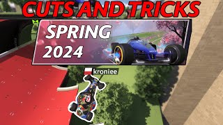 CUTS and TRICKS spring 2024  trackmania [upl. by Anehs]