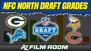 2024 NFL Draft Grades  NFC North [upl. by Boehike802]