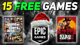 15 FREE Games on Epic Games Store  GTA 5 FREE Epic Mystery Games 2023 [upl. by Lorette869]