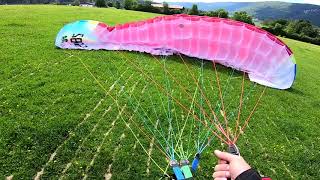 Gonflage parapente a Corgemont [upl. by Nadual]