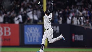 Juan Soto ALCS HOMER Sotos FIRST Postseason homer as a Yankee [upl. by Dupaix]