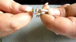 How to Make a Swarovski Crystal Barrette [upl. by Nirtiac123]