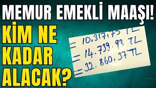 Memur emekli maaşları ne kadar oldu I En düşük memur maaşı I haber sondakika [upl. by Ettegdirb]