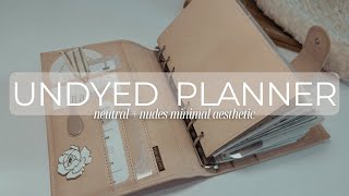 longest vid Ive ever done 0 PERSONAL UNDYED PLANNER  detailed  chatty setup  fav color palette [upl. by Areema]