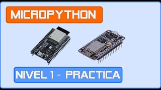 MicroPython Nivel 1 Practica Conectar un LED ESP8266 [upl. by Aratak726]