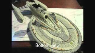 Bandai 11700 Scale NCC1701E Review and build up by TrekWorks [upl. by Guy]