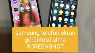 samsung telefon ekran görüntüsü alma iki kolay yöntem [upl. by Kcirdneked]