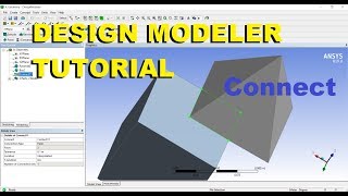 ✅ ANSYS Design Modeler  Connect  Basic Tutorial 20 [upl. by Desdemona]