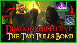 DRAGONKNIGHT ESO PVP The Two Pulls Bomb Build  Urukhai [upl. by O'Dell]