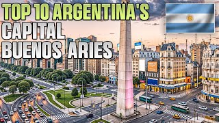 Top 10 Must See Attractions in Buenos Aires Argentina [upl. by Claire670]